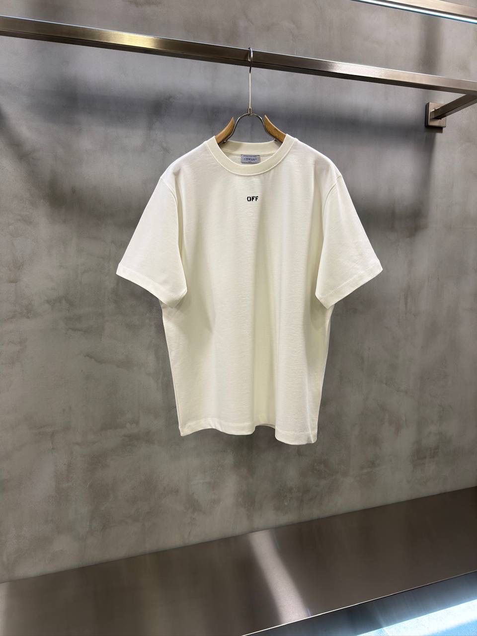 White Off-white chain arrow skate cotton T-Shirt - Image 5