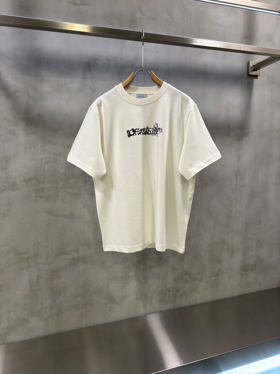 White Off-white heraldic arrow slim cotton T-Shirt - Image 7