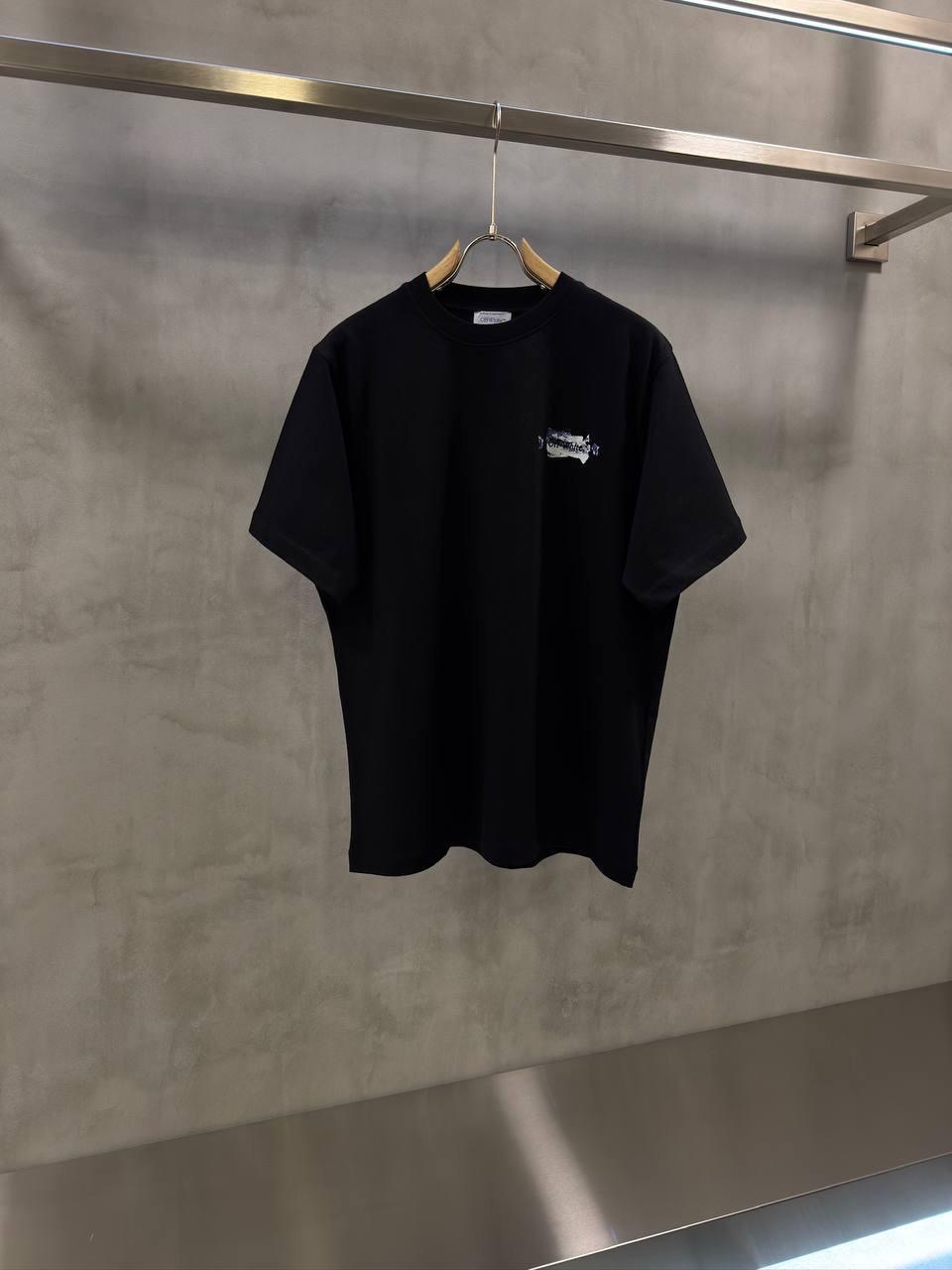 Black Off-White Acrylic Arrows cotton T-Shirt - Image 6