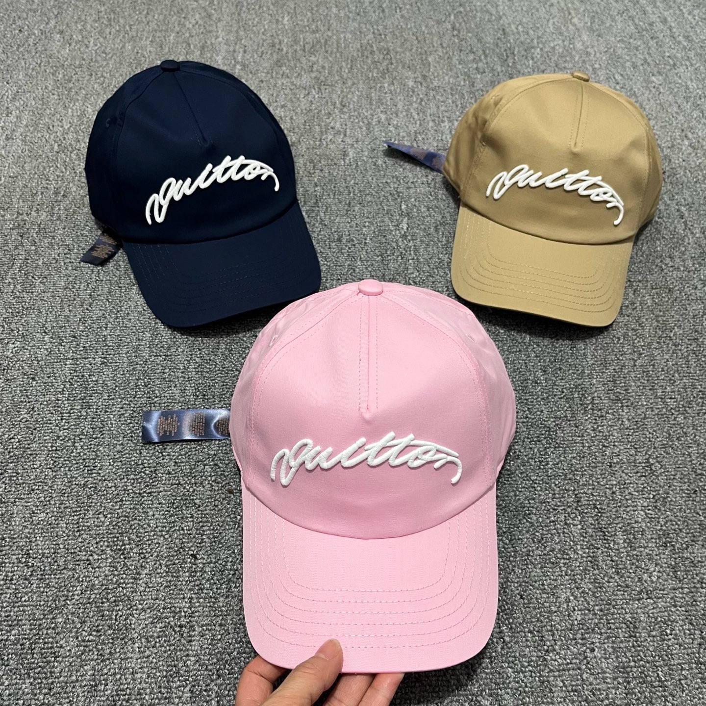 Light Pink LV Signature Cap - Image 6