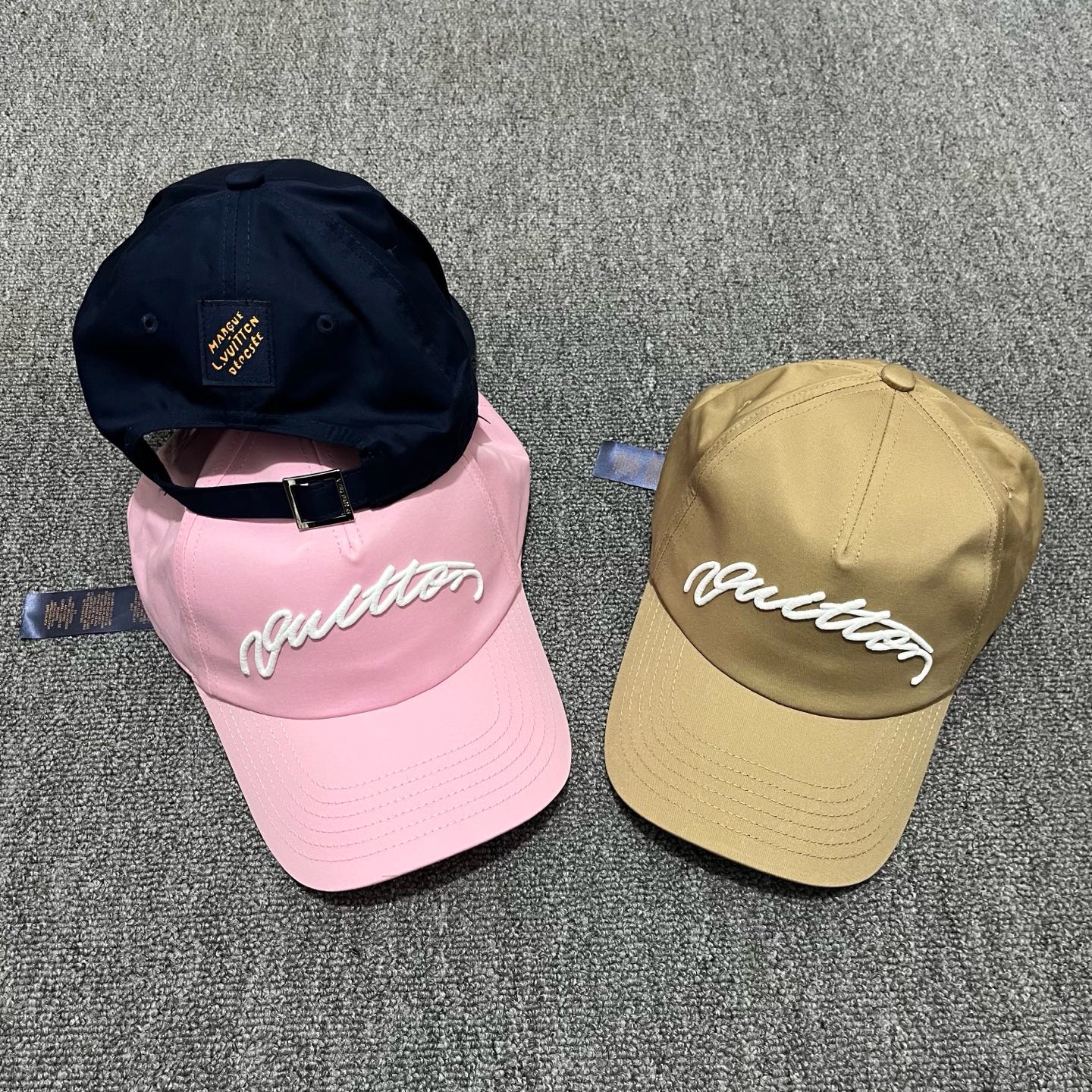 Light Pink LV Signature Cap - Image 8