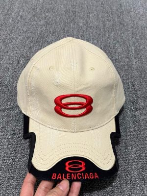 Light Beige Balenciaga Double Unity Cap