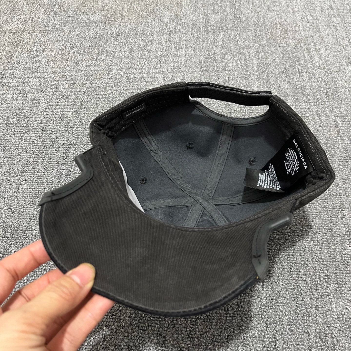 Smoked Balenciaga Double Unity Cap - Image 2