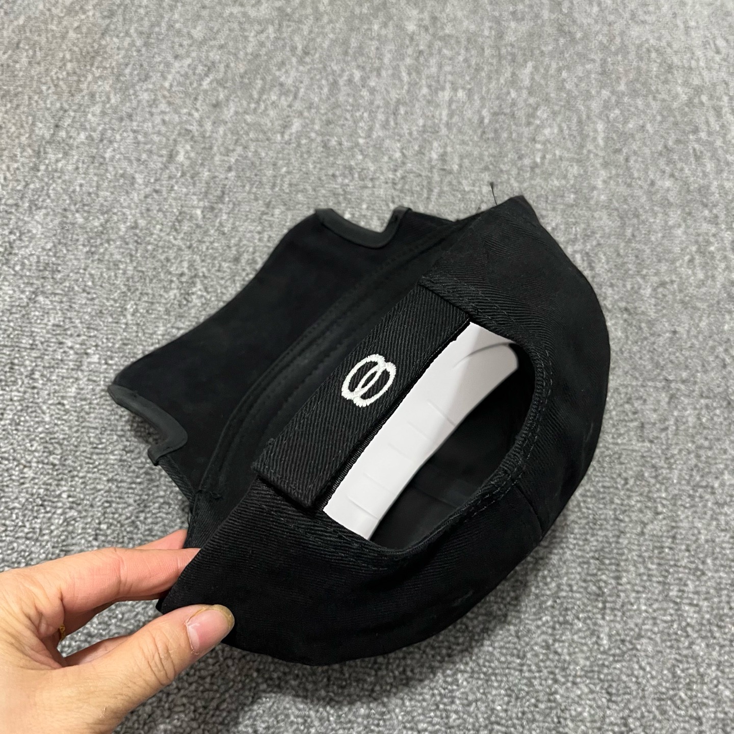 Black Balenciaga Double Unity Cap - Image 3