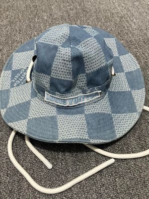 Blue LV Dandy Bucket Denim hat