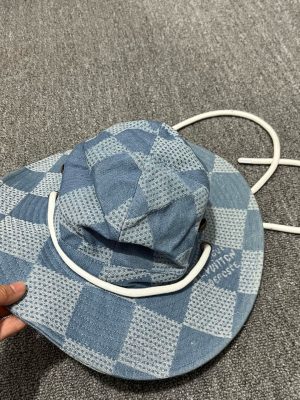Blue LV Dandy Bucket Denim hat