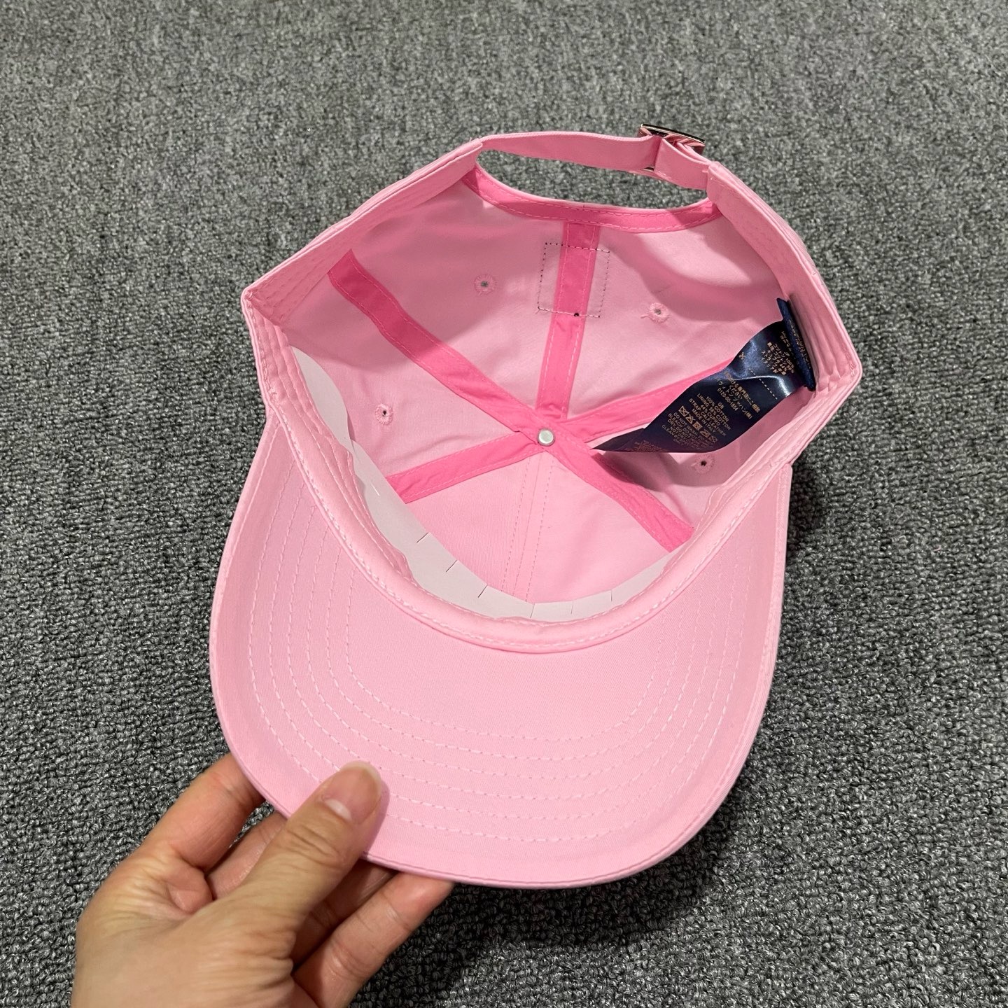 Light Pink LV Signature Cap - Image 3