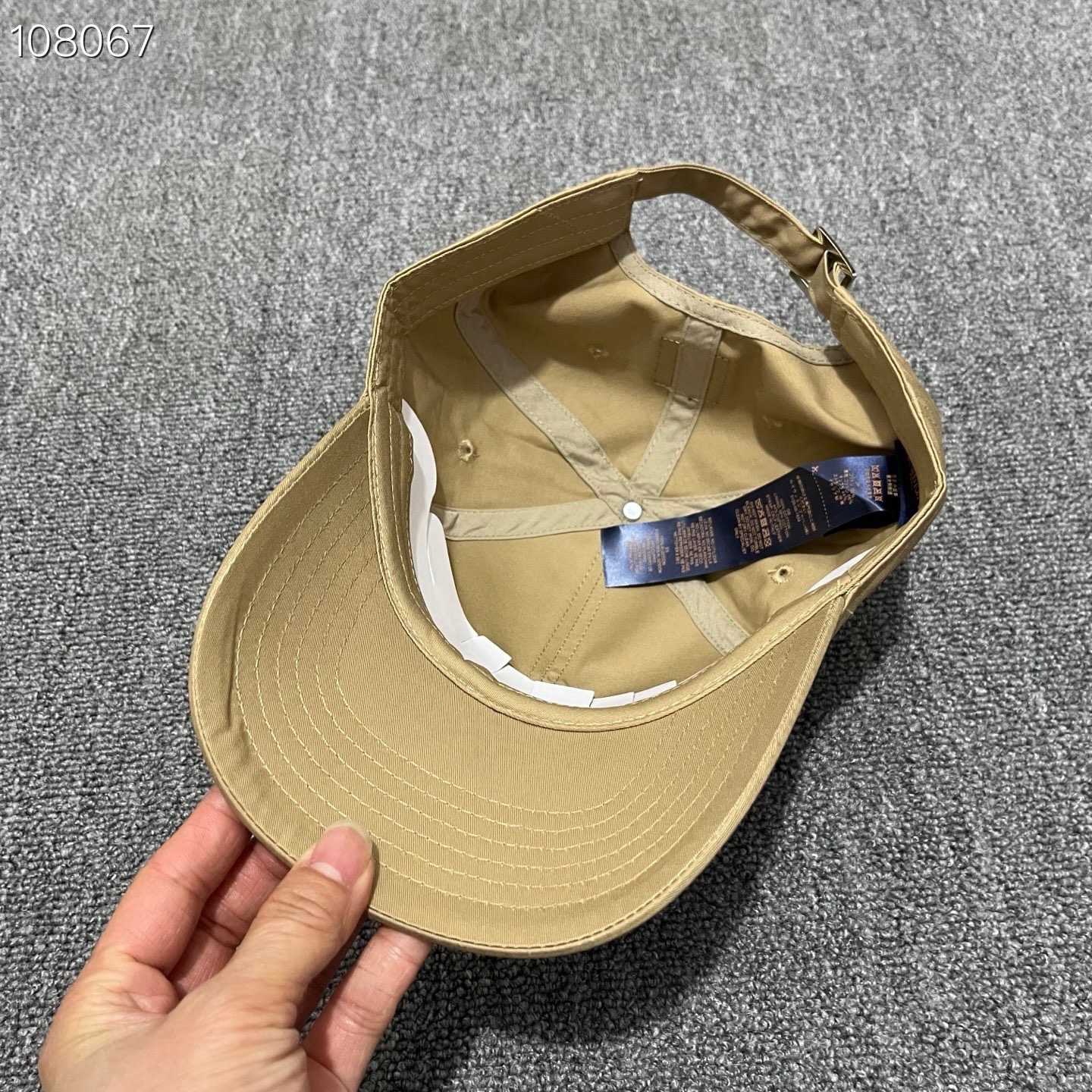 Light Beige LV Signature Cap - Image 2