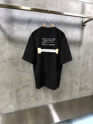 Black Givenchy archives print cotton t-shirt