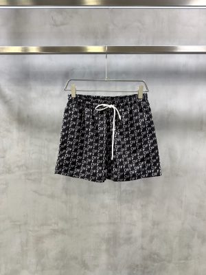 Black Off-White all-over stenciled monogram Logo swim shorts