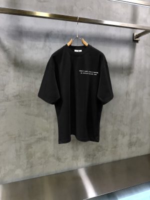 Black Givenchy archives print cotton t-shirt