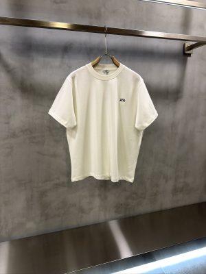 White Loewe Anagram-embroidered logo cotton tee