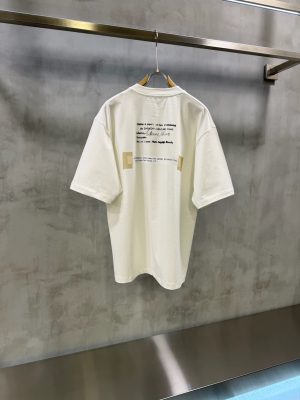 White Givenchy archives print cotton t-shirt